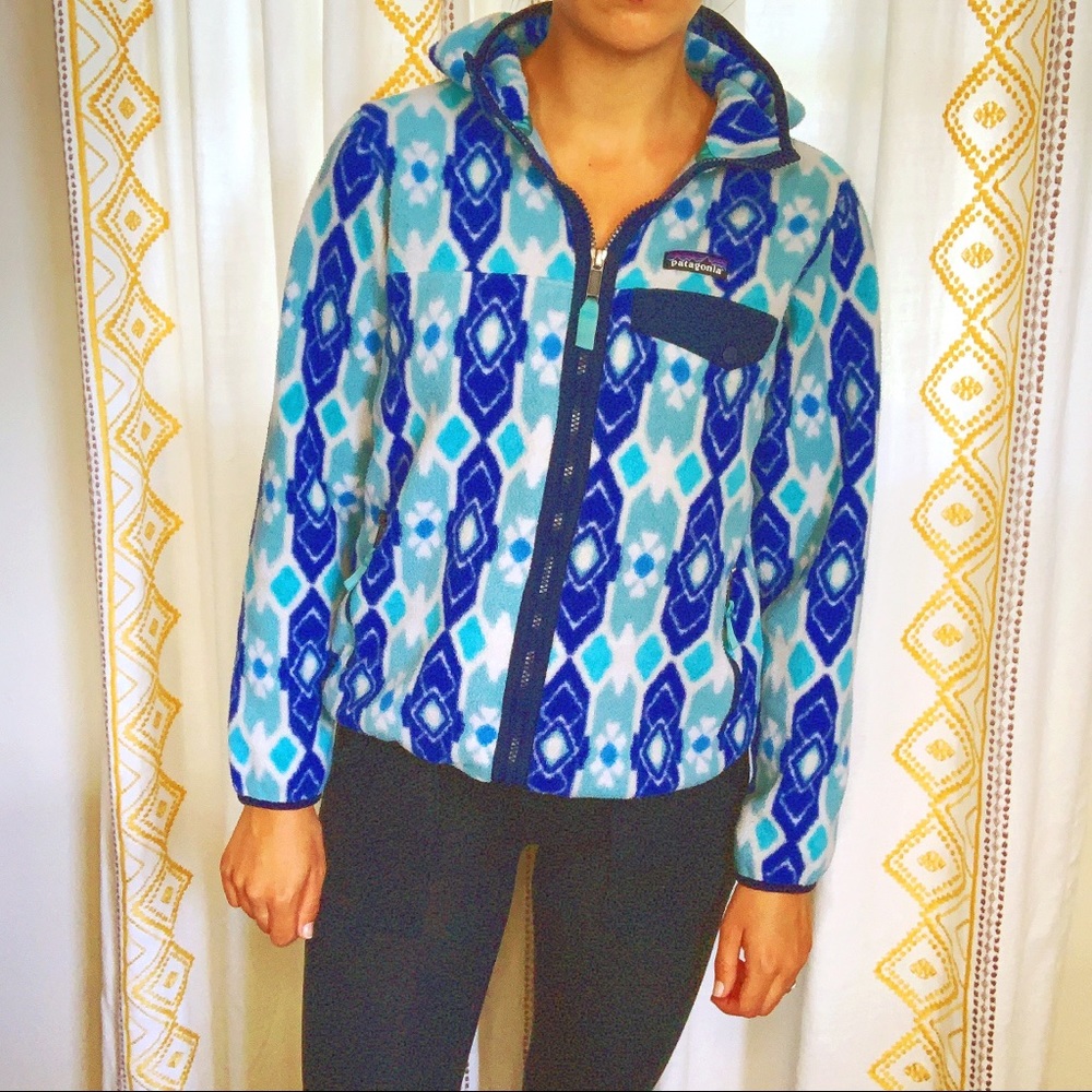 RARE Vintage Patagonia Synchilla Full Zip Hooded Fleece